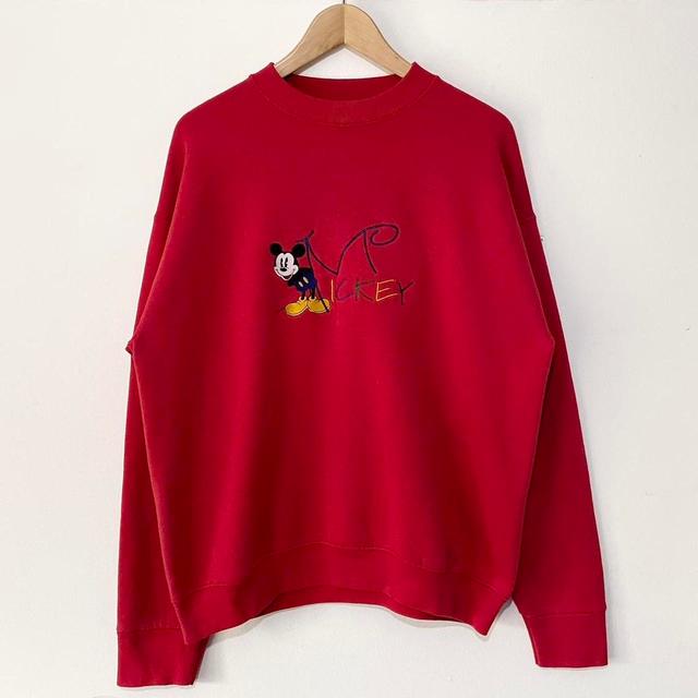 Mickey & Co. Women's Sweatshirt - Red/Multi - L on Productcaster.