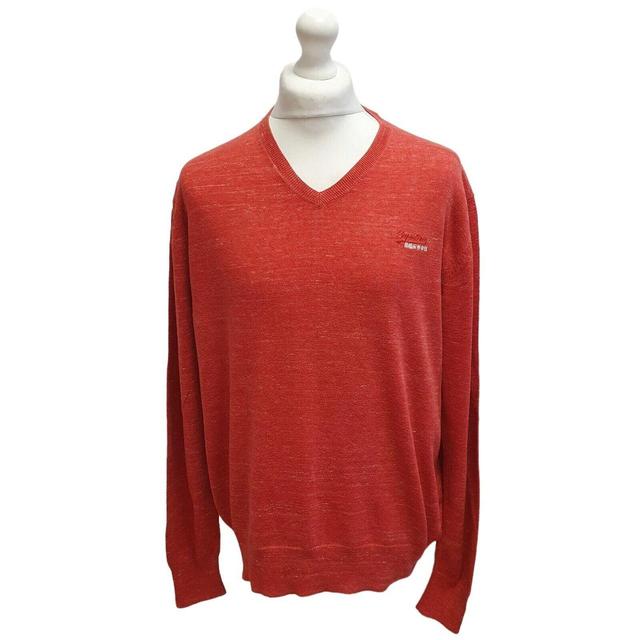 Superdry Men's Jumper - Red - XXL on Productcaster.