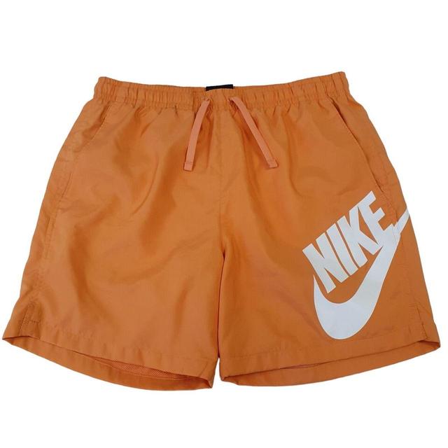 Nike Men's Shorts - Orange - M on Productcaster.