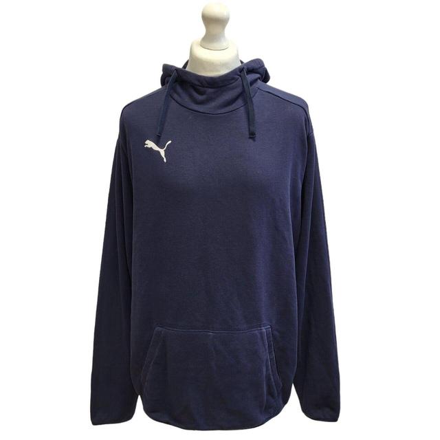 Puma Men's Sweatshirt - Blue - XXL on Productcaster.