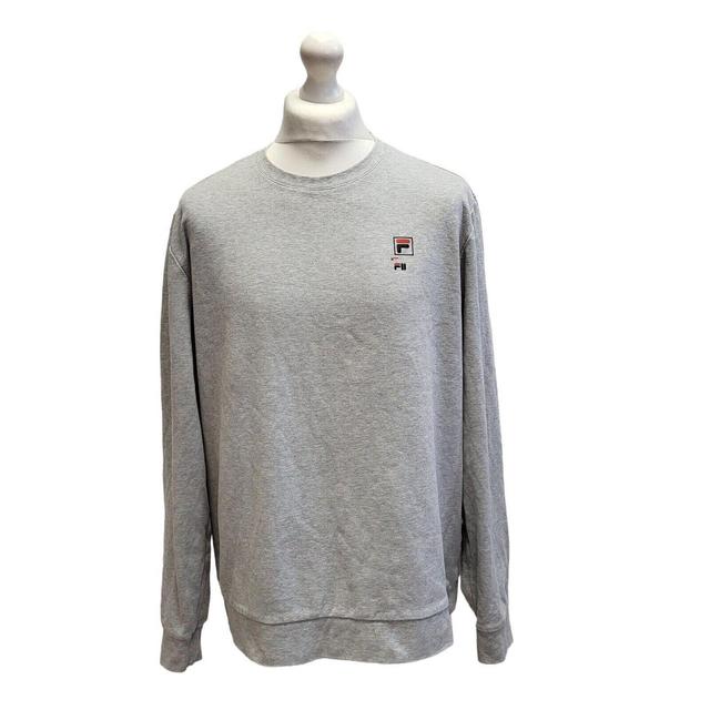 Fila Men's Sweatshirt - Grey - XL on Productcaster.