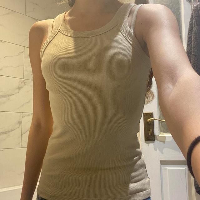 H&M Women's Vest - Cream/Tan - S on Productcaster.