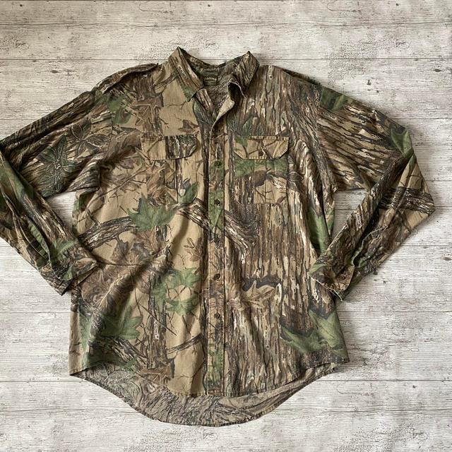 Realtree Men's Shirt - Green - XL on Productcaster.