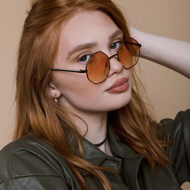 Women's Party Sunglasses - Black/Orange on Productcaster.