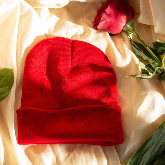 Women's Beanies - Red on Productcaster.