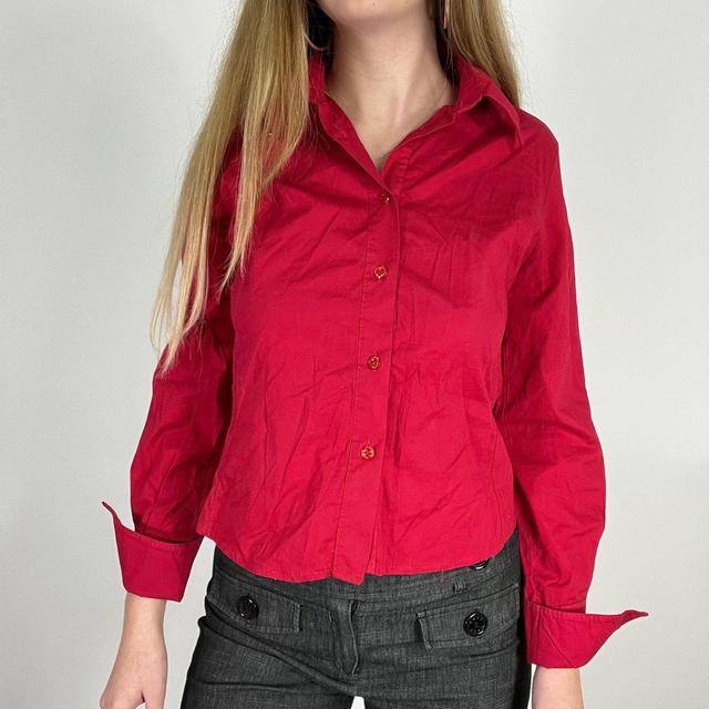 Vintage Women's Shirt - Red - S on Productcaster.