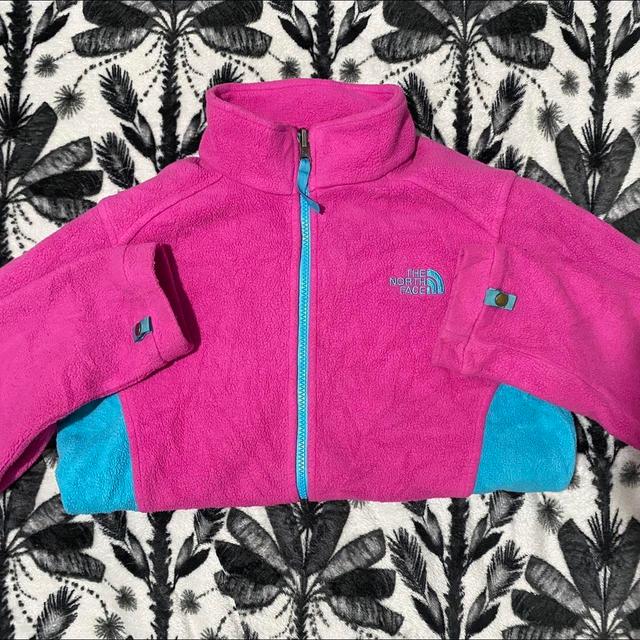 The North Face Women's Casual Jacket - Pink/Blue - UK 6 on Productcaster.