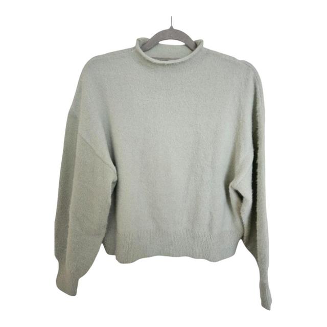 H&M Women's Jumper - Green/Grey - S on Productcaster.