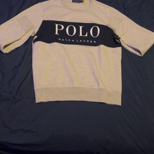 Polo Ralph Lauren Men's Jumper - Grey/Navy - M on Productcaster.