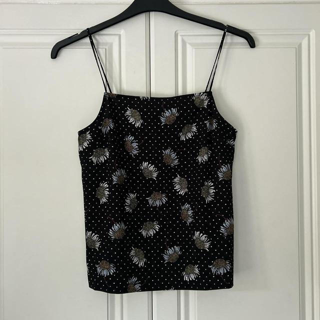 Topshop Women's Top - Black/Multi - 8 on Productcaster.