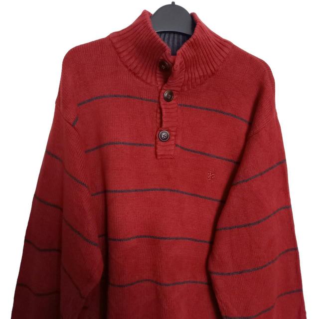 Izod Men's Jumper - Red - L on Productcaster.