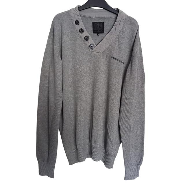 Firetrap Men's Jumper - Grey - XL on Productcaster.