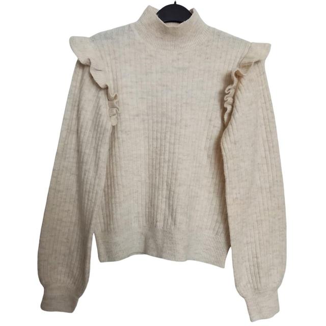 New Look Women's Jumper - Cream - 10 on Productcaster.