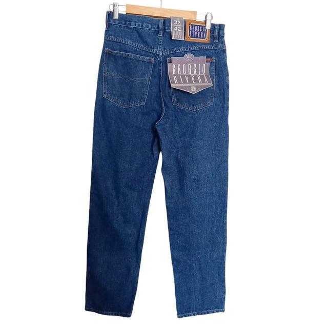 Vintage Men's Straight leg Jeans - Blue - 32" on Productcaster.