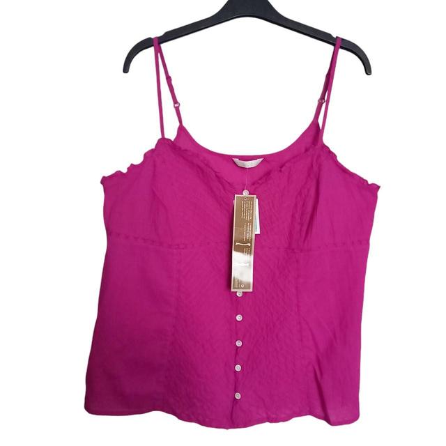 Marks & Spencer Women's Vest - Pink - 14 on Productcaster.