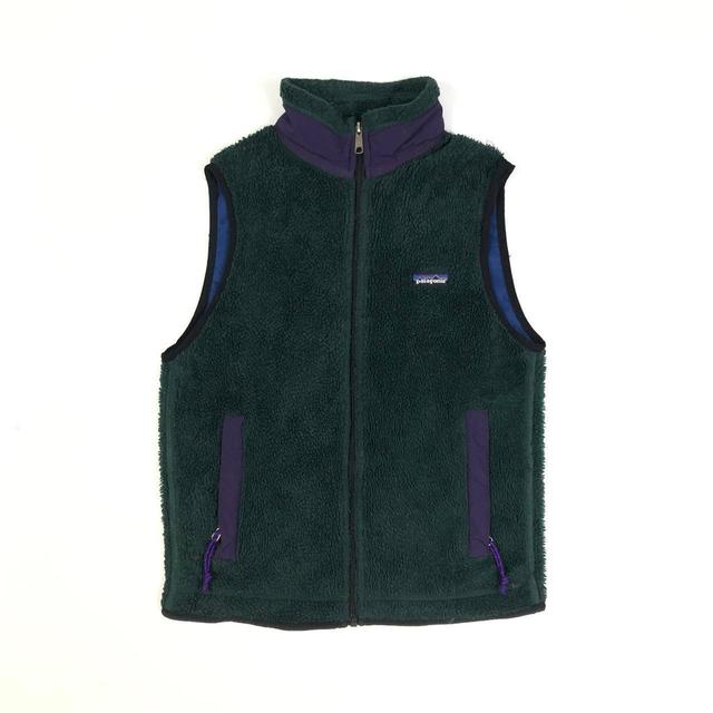 Patagonia Men's Gilet - Green/Purple - S on Productcaster.