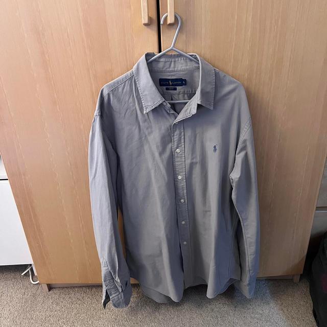 Ralph Lauren Men's Shirt - Grey - L on Productcaster.