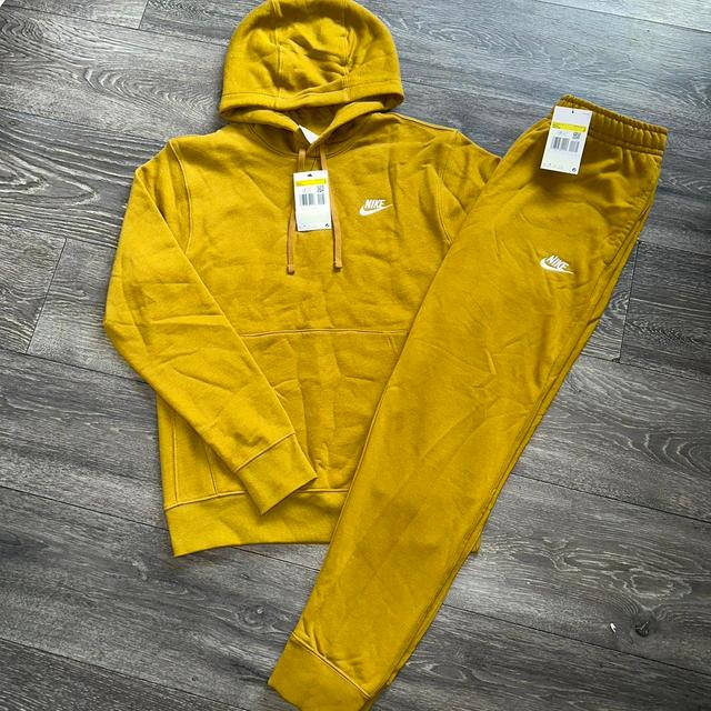 Nike Men's Jumpsuit - Yellow - S on Productcaster.