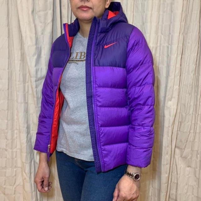 Nike Women's Puffer Jacket - Purple on Productcaster.