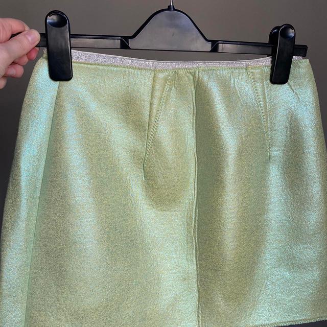 Vintage Women's Skirt - Green - UK 10 on Productcaster.