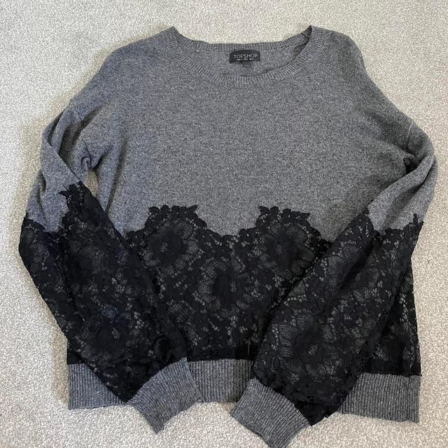 Topshop Women's Jumper - Grey - 6 on Productcaster.