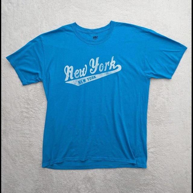 Men's T-shirt - Blue - L on Productcaster.