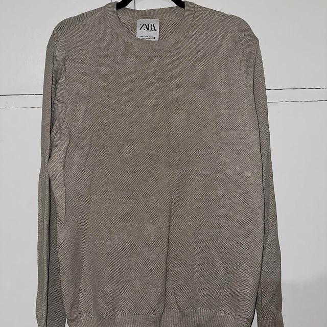 Zara Men's Jumper - Grey - L on Productcaster.