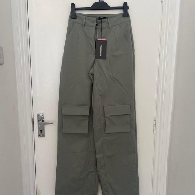 Women's Trousers - Khaki - UK 8 on Productcaster.