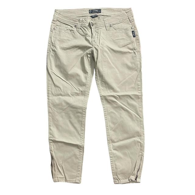 Silver Jeans Co. Women's Slim Trousers - Tan - 29" on Productcaster.