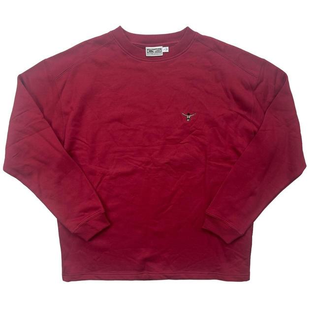 Vintage Men's Sweatshirt - Red - L on Productcaster.