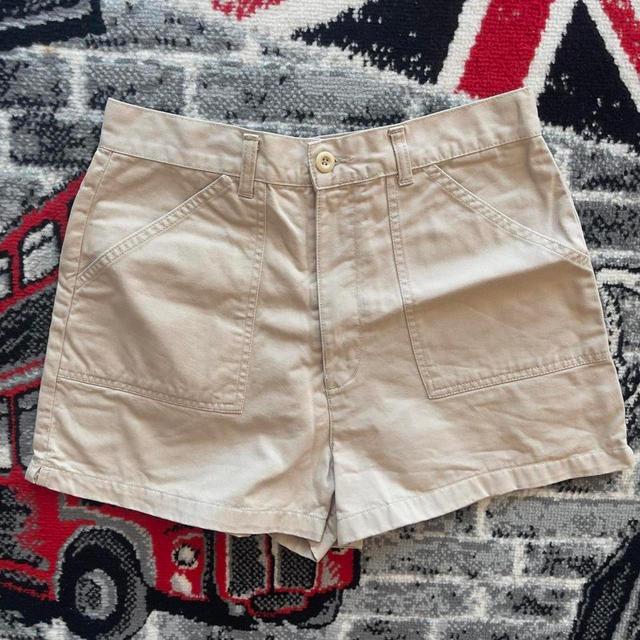 Vintage Women's Shorts - Tan - M on Productcaster.