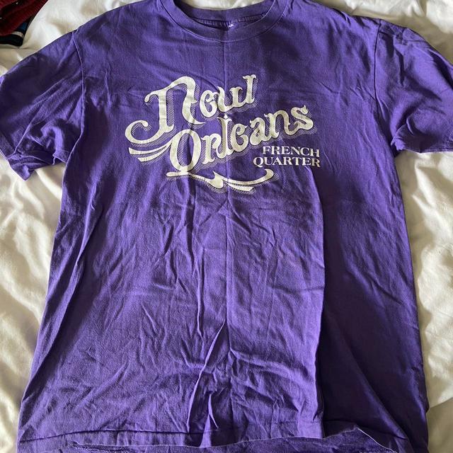 Men's T-shirt - Purple - XL on Productcaster.