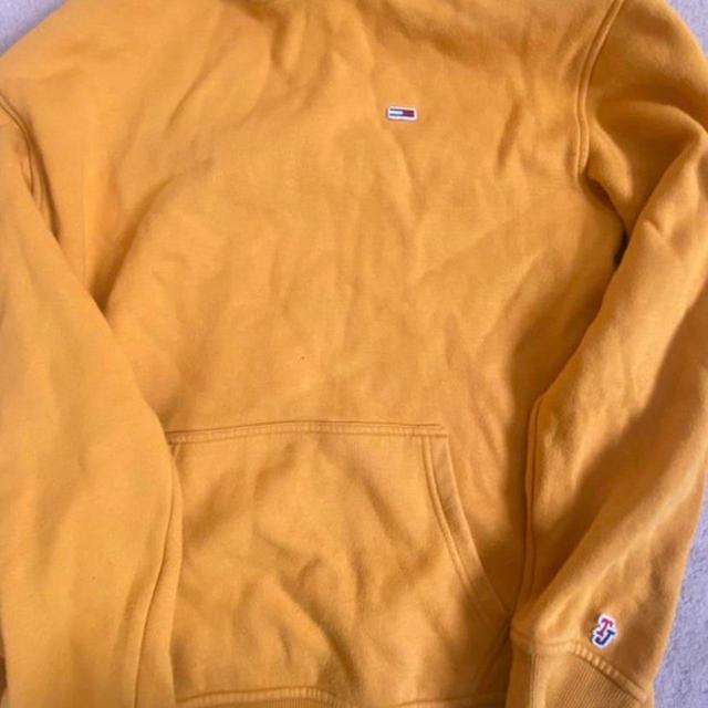 Tommy Hilfiger Men's Hoodie - Yellow/Orange - XS on Productcaster.