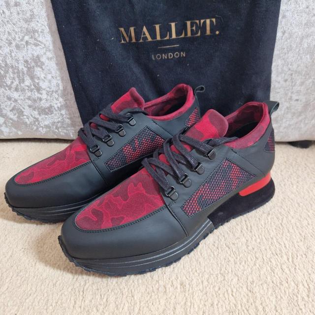 Mallet Men's Trainers - Black/Red - UK 9 on Productcaster.