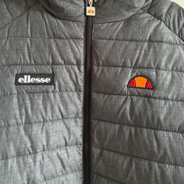 Ellesse Women's Puffer Jacket - Black/Grey - S on Productcaster.