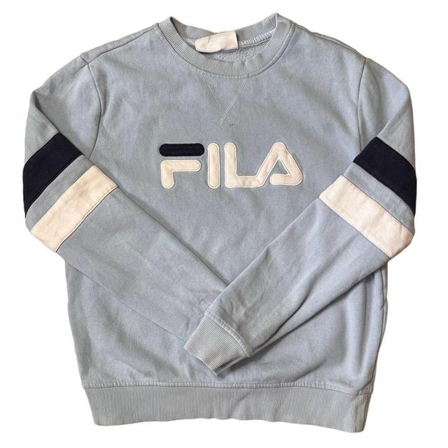 Fila Women's Sweatshirt - Blue - S on Productcaster.