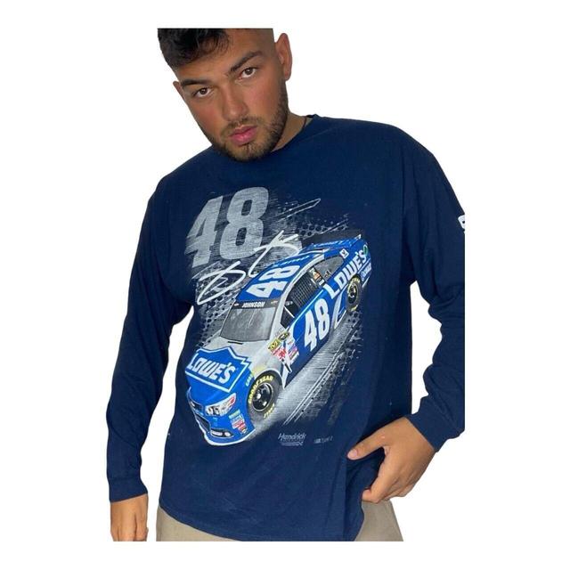 NASCAR Men's T-shirt - Blue - XXL on Productcaster.