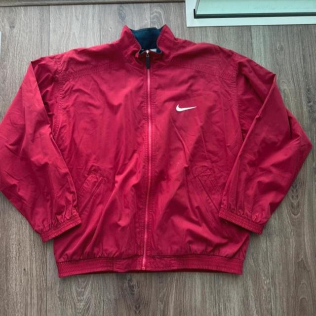 Nike Men's Jacket - Red/Burgundy - M on Productcaster.