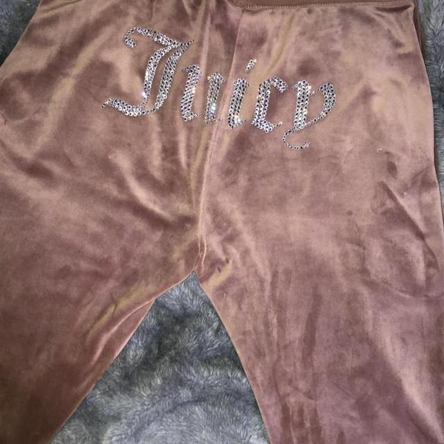 Juicy Couture Women's Sweatpants - Brown/Silver - UK 6 on Productcaster.