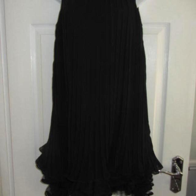 Women's Pleated Dress - Black - 12 on Productcaster.