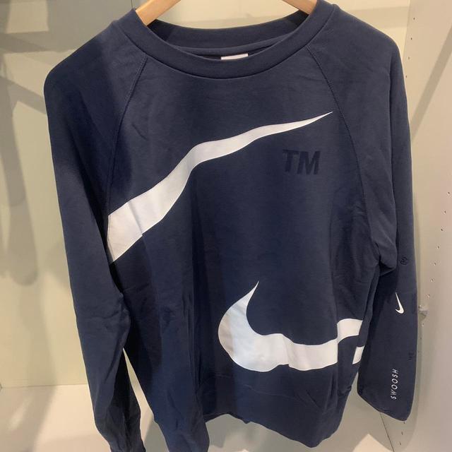 Nike Men's Hoodie - Navy - M on Productcaster.