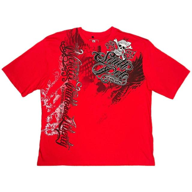 Southpole Men's T-shirt - Red - 4XL on Productcaster.