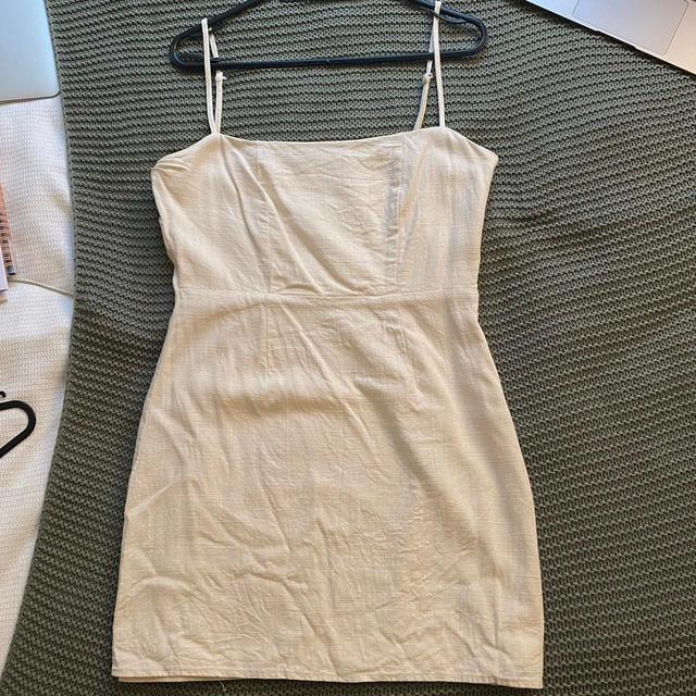 Nasty Gal Women's Dress - Cream - 8 on Productcaster.