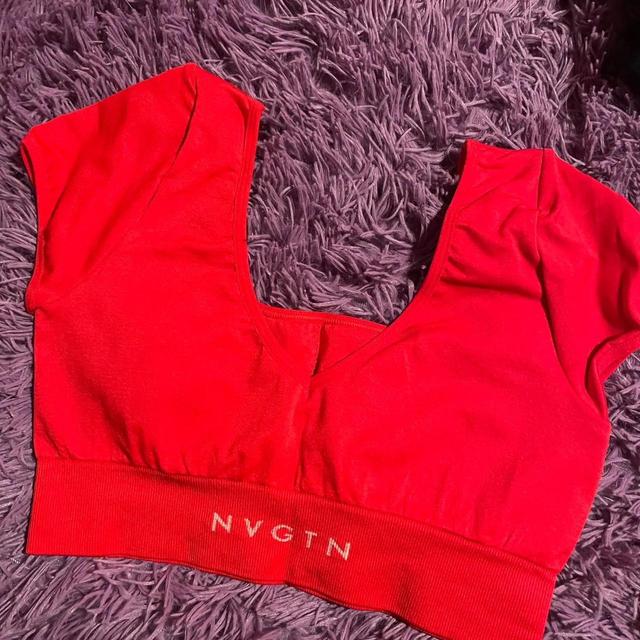 NVGTN Women's Crop top - Red - L on Productcaster.