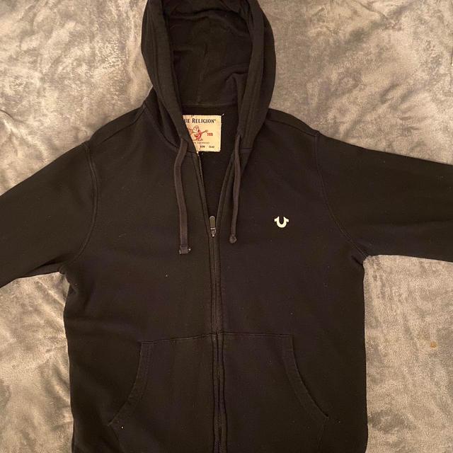 True Religion Men's Hoodie - Black - L on Productcaster.