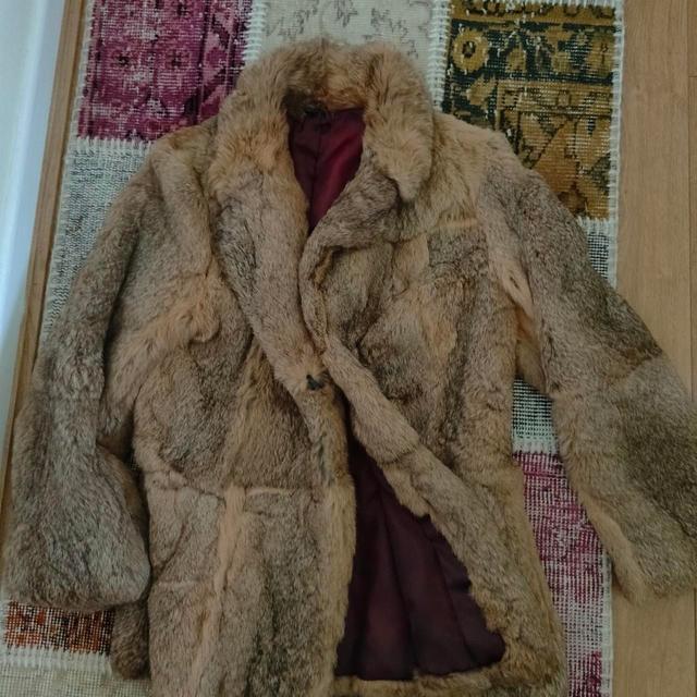 Vintage Women's Going out Coat - Brown - UK 14 on Productcaster.