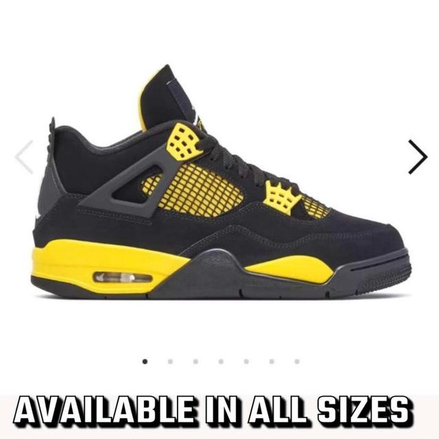 Jordan Men's Trainers - Yellow/Black - UK 9 on Productcaster.