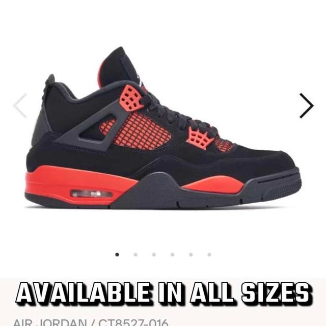 Jordan Men's Trainers - Black/Red - UK 11 on Productcaster.