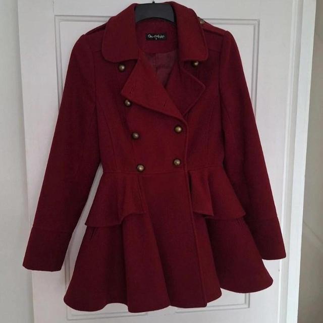 Miss Selfridge Women's Coat - Red - UK 10 on Productcaster.