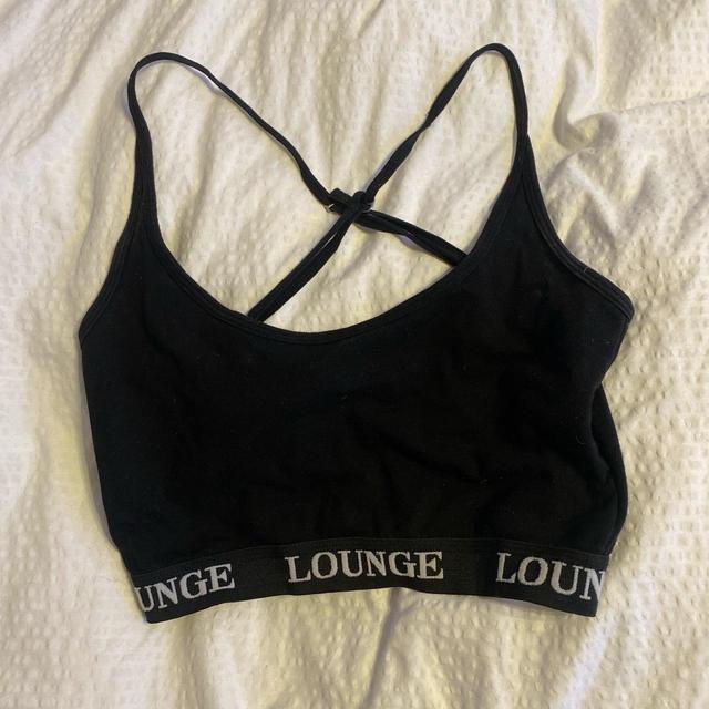 Lounge The Label Women's Crop top - Black - 6 on Productcaster.